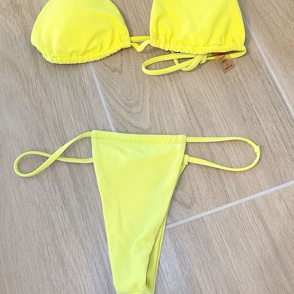 Yellow Bikini Padded size small